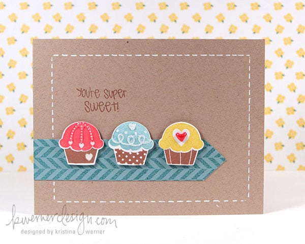 Super Sweet Mini Cupcake card