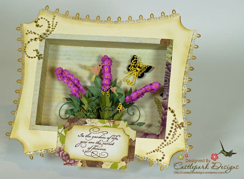 Butterfly Bush box card